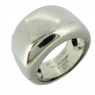 カルティエ(Cartier)の【4jub0285】カルティエ リング ヌーベルバーグ K18WG ホワイトゴールド ＃51【中古】メンズ レディース ユニセックス(リング(指輪))
