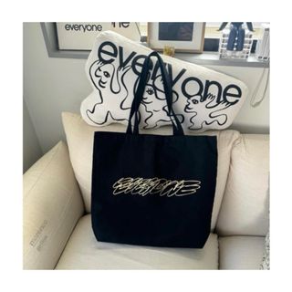 1LDK SELECT - 新品 everyone Vincent TOTE BAG BLACK GRAYの 1LDK SELECT - 新品 everyone Vincent TOTE BAG BLACK GRAYの