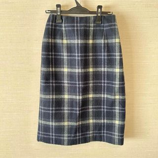 テチチ(Techichi)のTe chichi TERASSE メルトンチェックタイトスカート(ひざ丈スカート)