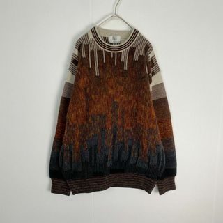 モディリアーニ　ニット　柄ニット　古着　c-boy style　
