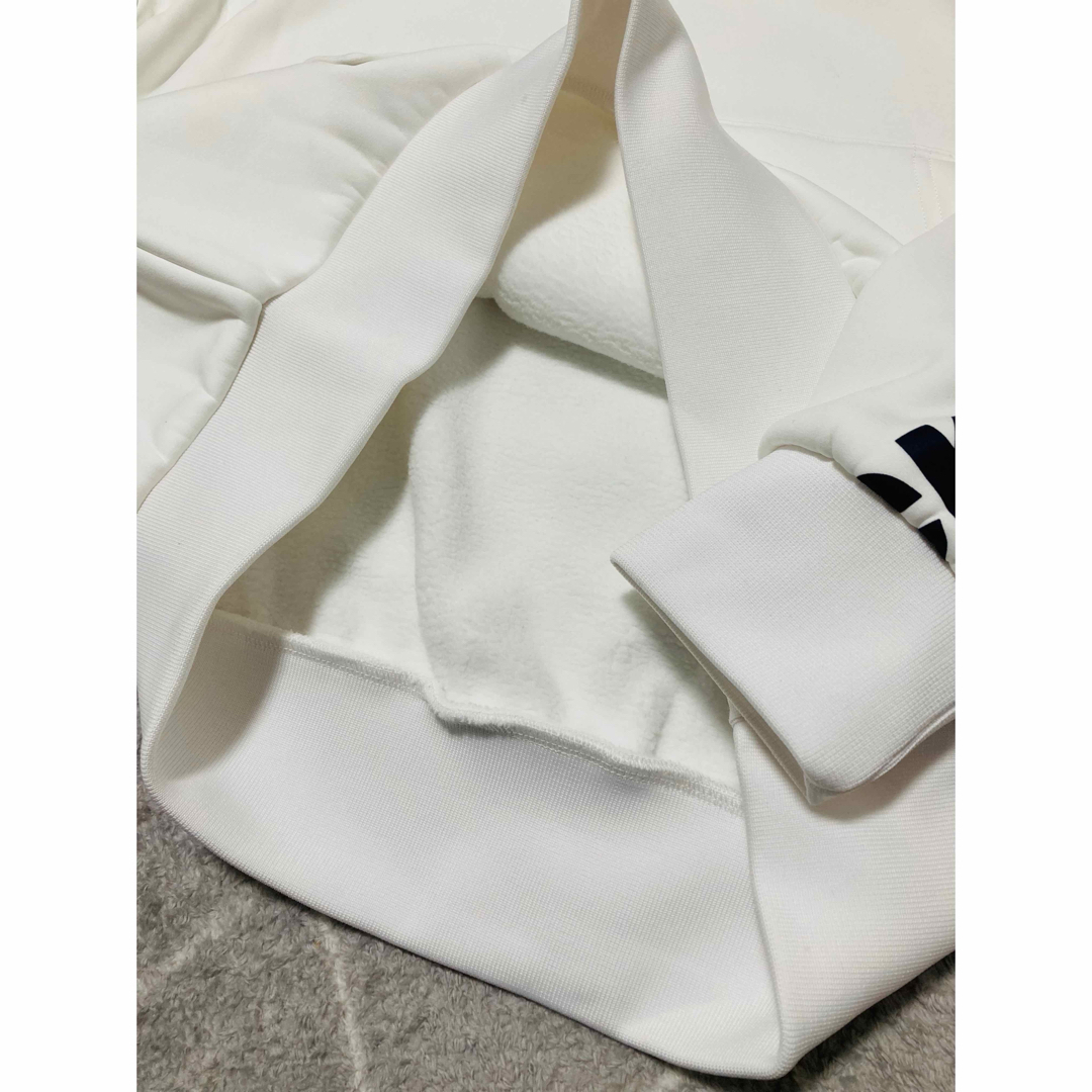 新品 ジャックバニー KARUISHI 裏フリースフーディ(4)サイズM/白 新品 ジャックバニー KARUISHI 裏フリースフーディ(4)サイズM/白