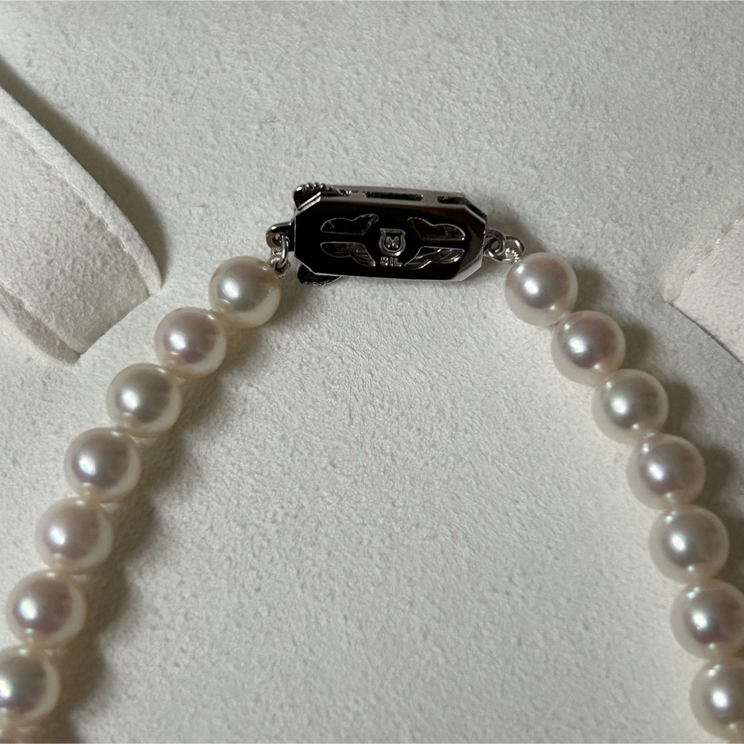 美品】MIKIMOTO パールネックレス 約6.0-6.5㎜ 43㎝ 美品】MIKIMOTO パールネックレス 約6.0-6.5㎜ 43㎝