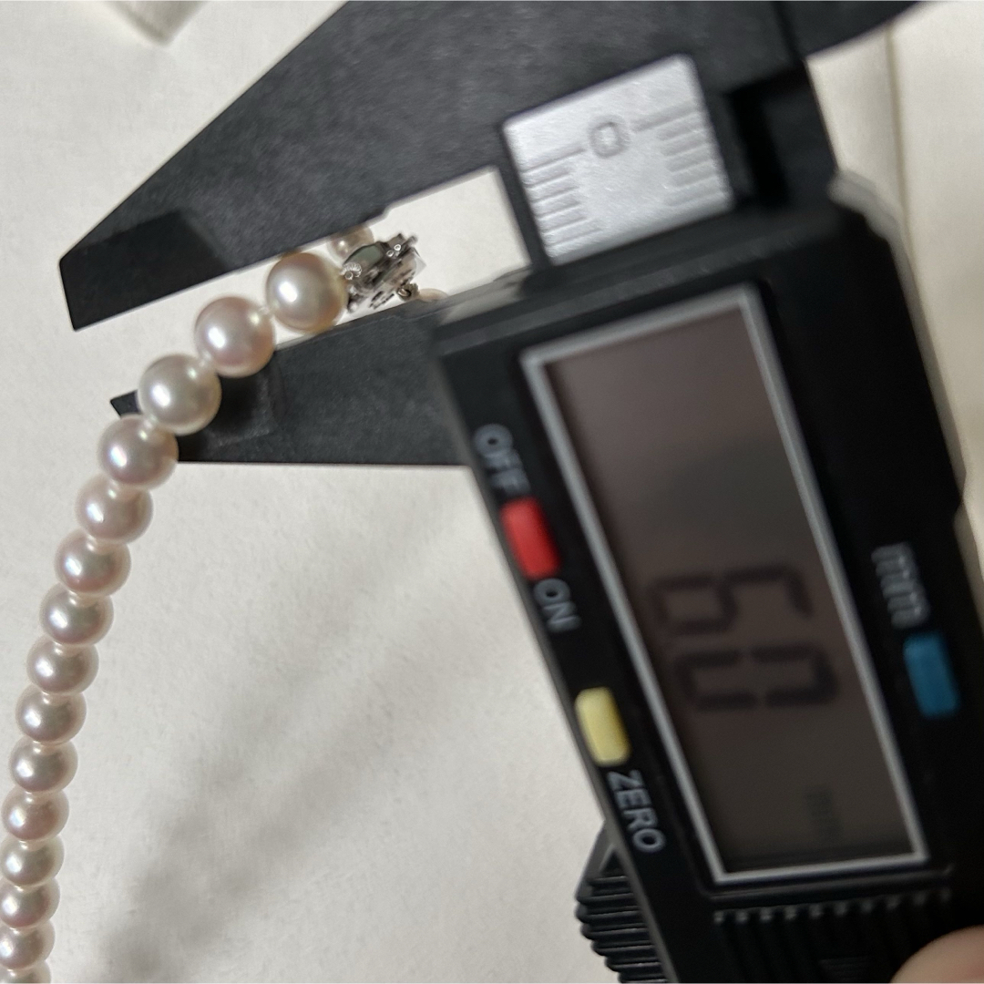 美品】MIKIMOTO パールネックレス 約6.0-6.5㎜ 43㎝ 美品】MIKIMOTO パールネックレス 約6.0-6.5㎜ 43㎝