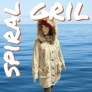 spiralgirl スパイラルガール ラクーン ファー付き モッズコート(毛皮/ファーコート)