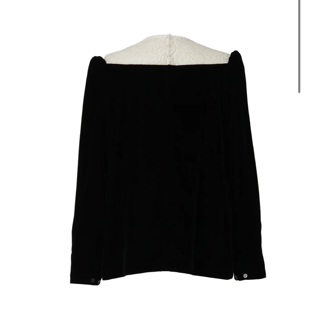 LUDLOW - 1度着用 定価22万 LUDLOW Sfogliatella ベロアトップス