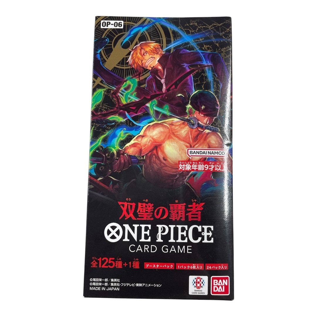 ONE PIECE - s 双璧の覇者　1BOX 未開封　ワンピースカード　ゾロ　サンジ　パラレル