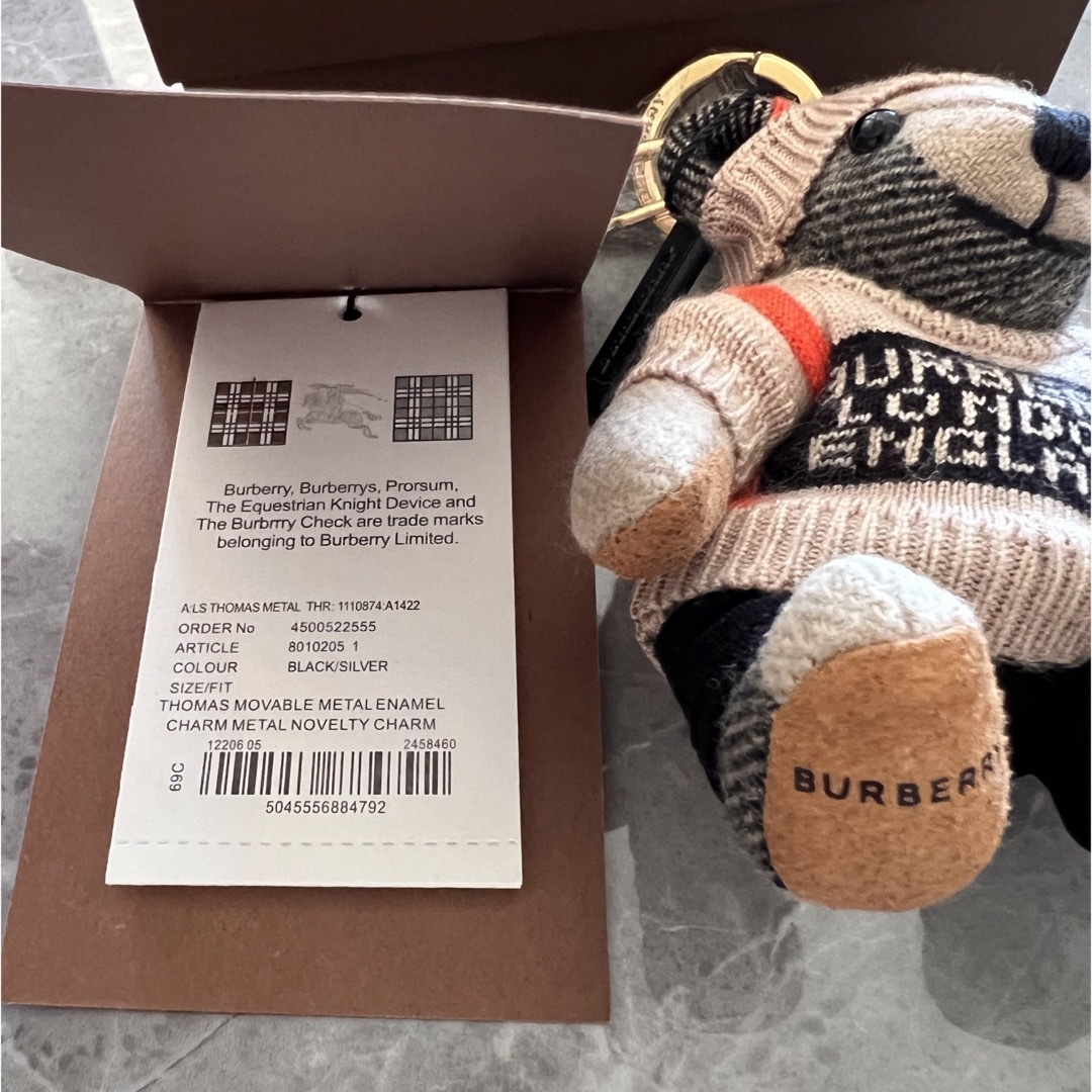 BURBERRY - 【新品箱付】BURBERRY バーバリー キーホルダー クマ BURBERRY - 【新品箱付】BURBERRY バーバリー キーホルダー クマ