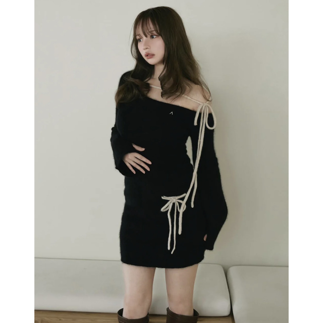 Furry racoon knit set up andmary Furry racoon knit set up andmary