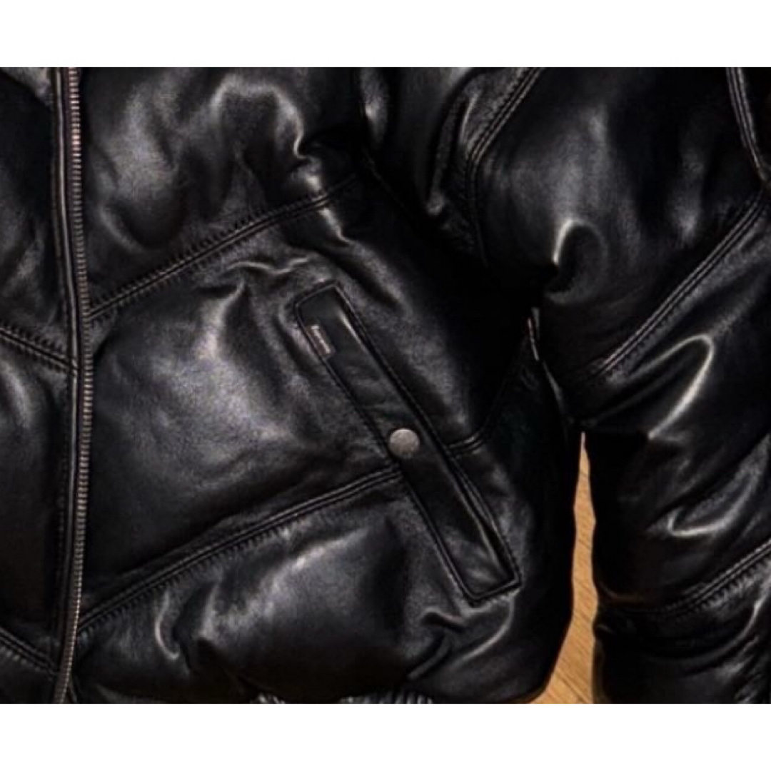 Supreme - Supreme Schott Leather Down Pufferの通販 by Supreme - Supreme Schott Leather Down Pufferの通販 by