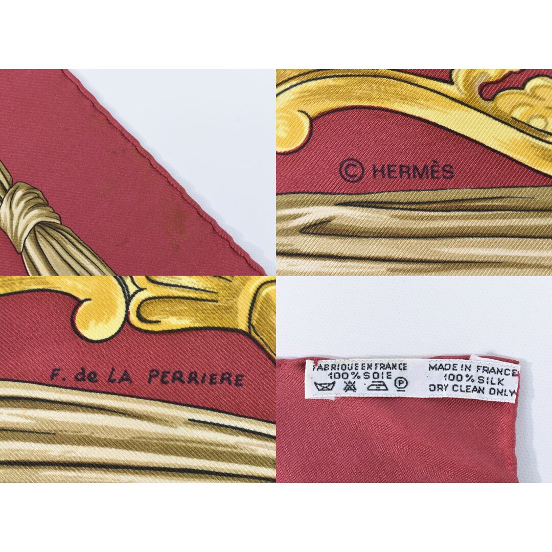 HERMES - 本物 エルメス HERMES スカーフカレ カレ90 ETRIERS 鐙 HERMES - 本物 エルメス HERMES スカーフカレ カレ90 ETRIERS 鐙