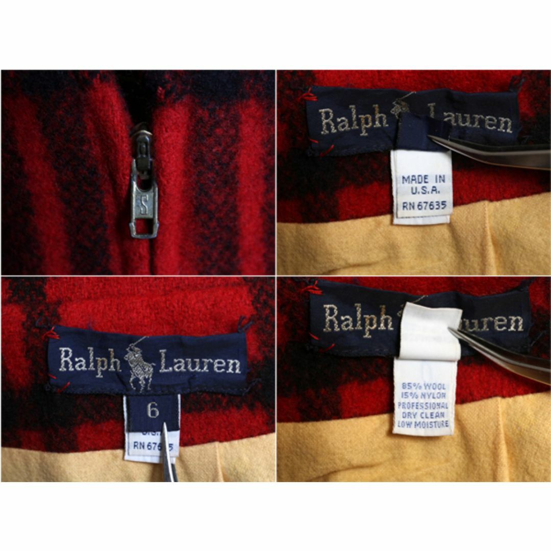 Ralph Lauren - 80s USA製 ラルフローレン チェック ウール Ralph Lauren - 80s USA製 ラルフローレン チェック ウール