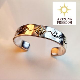ARIZONA FREEDOM - 【鏡面磨き】Arizona Freedom ゴールド中太陽 ARIZONA FREEDOM - 【鏡面磨き】Arizona Freedom ゴールド中太陽