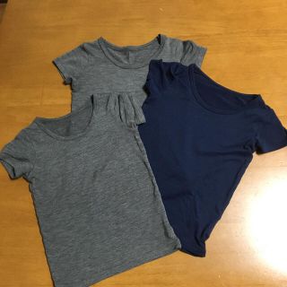 ユニクロ(UNIQLO)の【おまけ付き】UNIQLO ユニクロ ヒートテック90cm 半袖 3枚組 (下着)