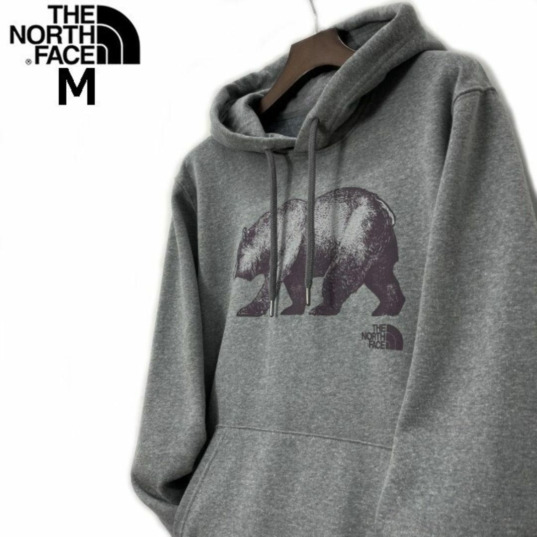 ノースフェイス パーカー US限定 クマ (M)グレー 181130 ノースフェイス パーカー US限定 クマ (M)グレー 181130