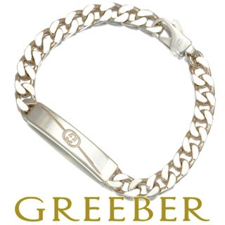 GUCCI - グッチ ブレスレット プレート チェーン 17刻印 GUCCI - グッチ ブレスレット プレート チェーン 17刻印