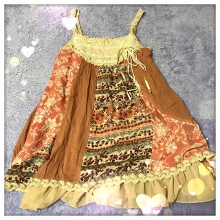 アクシーズファム(axes femme)のaxes famme♡花柄レースレトロチュニック(チュニック)