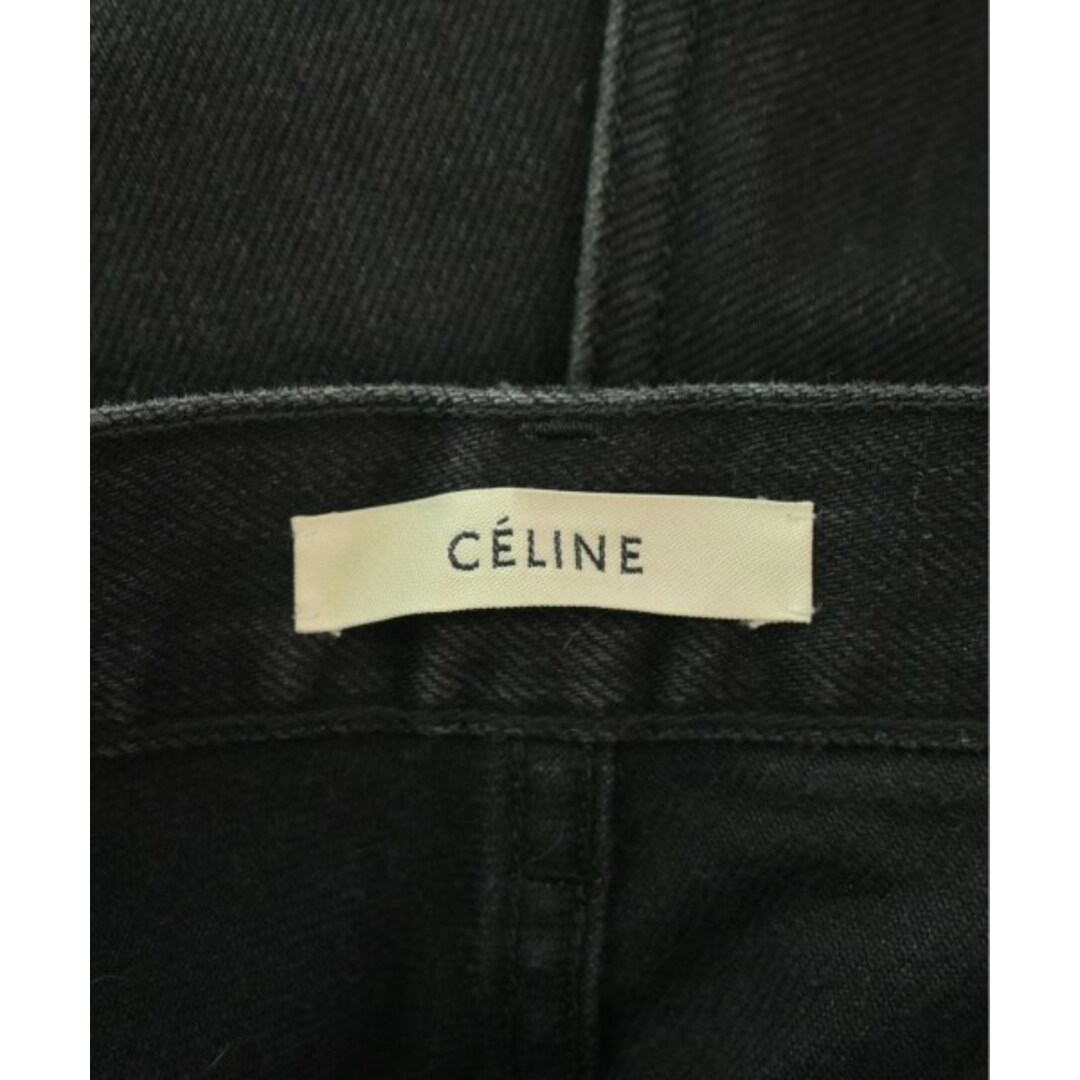 CELINE - CELINE セリーヌ デニムパンツ 36(XS位) 黒(デニム CELINE - CELINE セリーヌ デニムパンツ 36(XS位) 黒(デニム