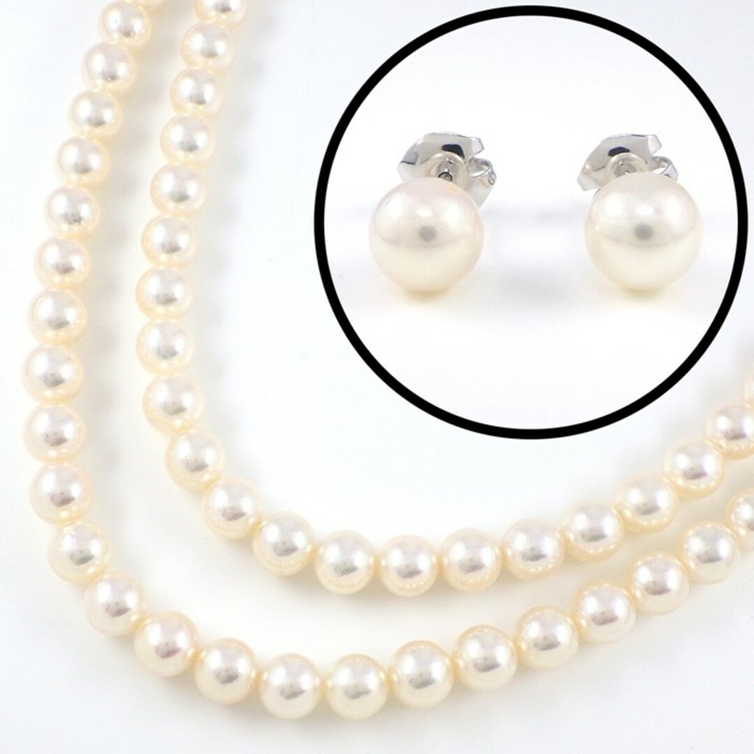 TASAKI】あこや真珠 ネックレス ケース付き 約6.0-7.0mm 223 TASAKI】あこや真珠 ネックレス ケース付き 約6.0-7.0mm 223