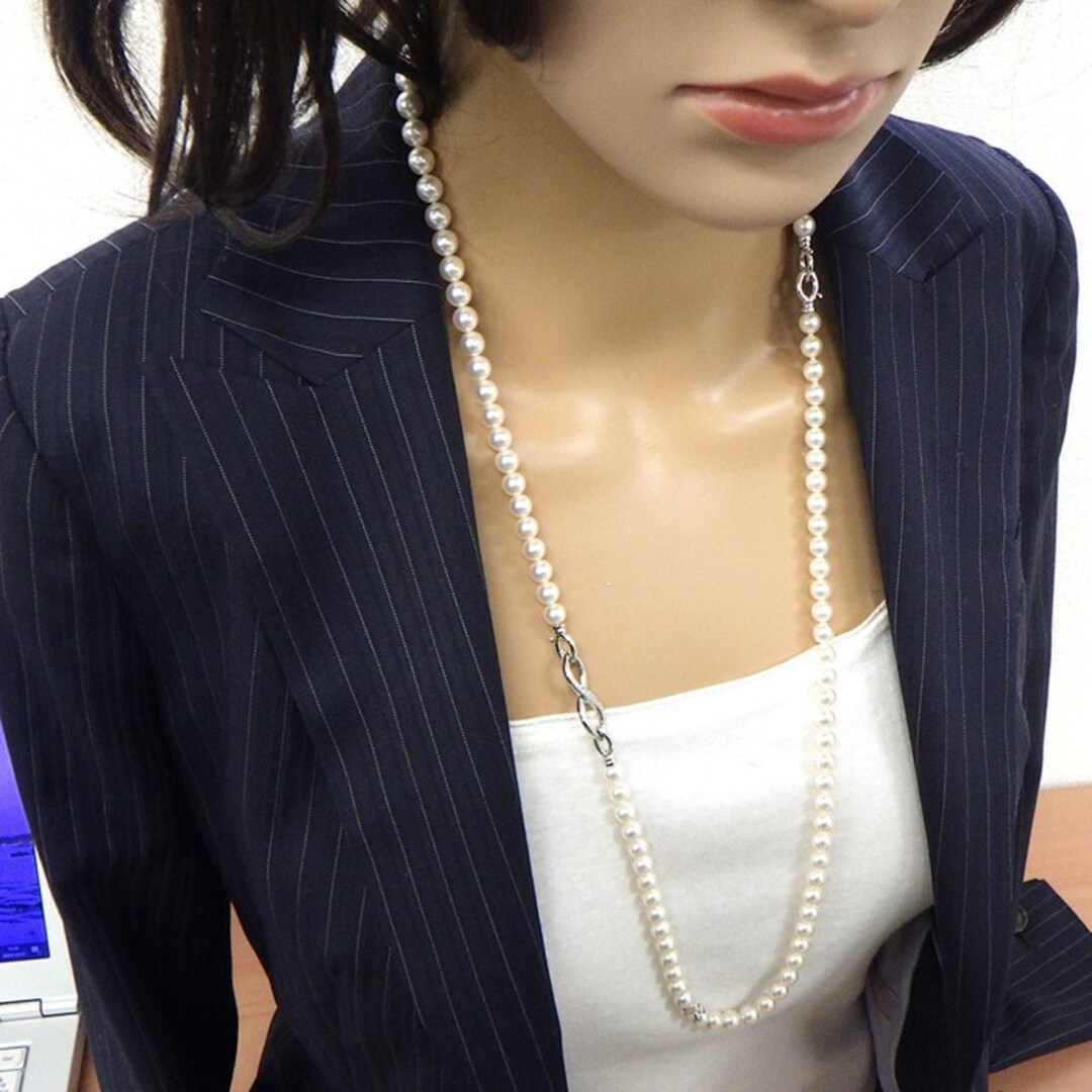 MIKIMOTO - ミキモト MIKIMOTO ロングネックレス インフィニティ MIKIMOTO - ミキモト MIKIMOTO ロングネックレス インフィニティ