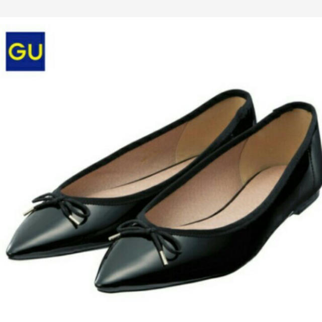 GU(ジーユー)の新品未使用 GU ポインテッドバレエシューズ Lサイズ レディースの靴/シューズ(バレエシューズ)の商品写真