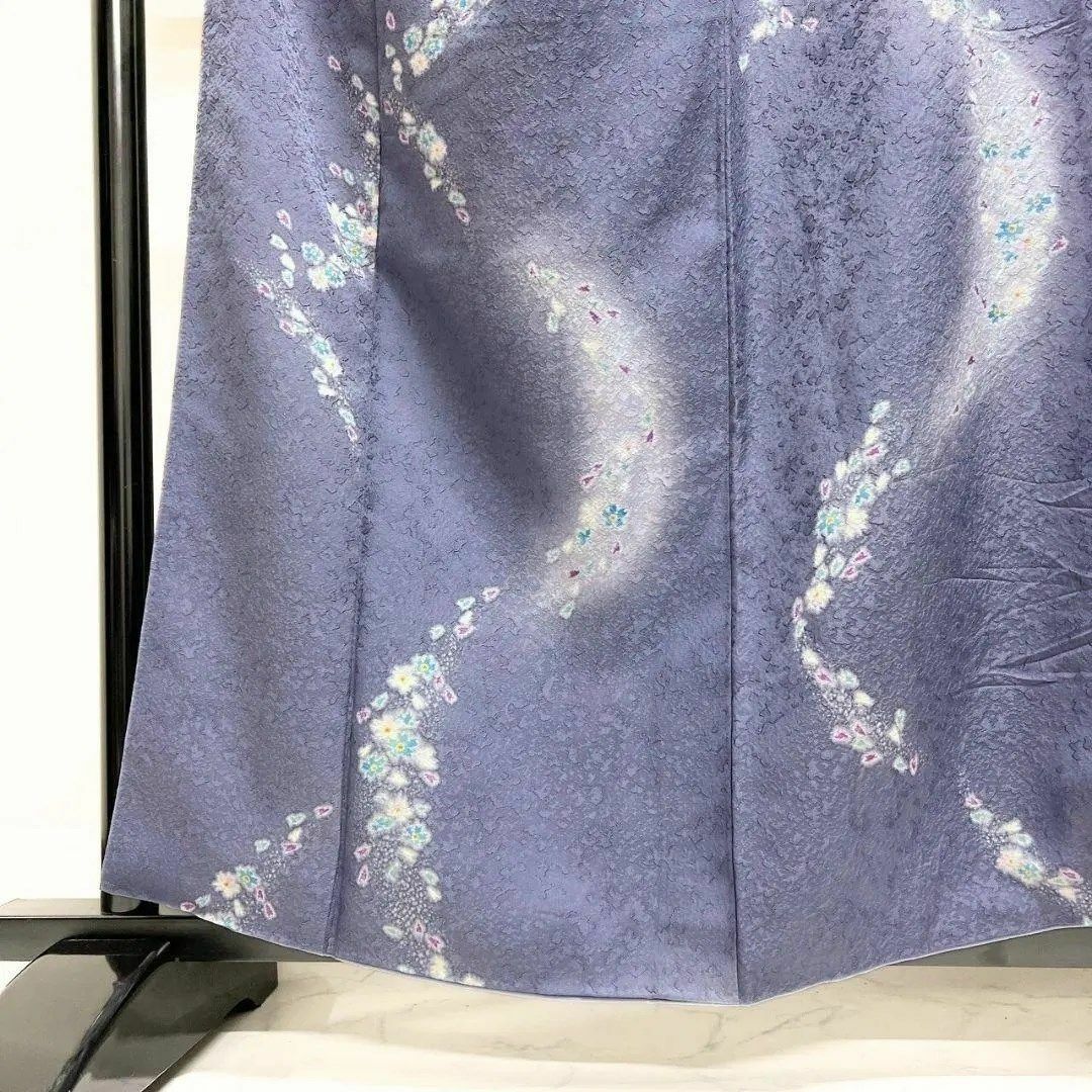丹後ちりめん ぼかし 小花 ドット 小紋 着物 112a p 丹後ちりめん ぼかし 小花 ドット 小紋 着物 112a p