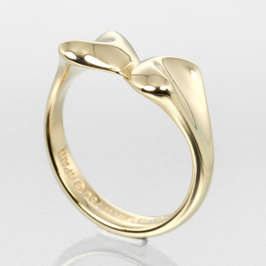 TIFFANY&Co.】ティファニー リボン K18イエローゴールド 7号 約 TIFFANY&Co.】ティファニー リボン K18イエローゴールド 7号 約