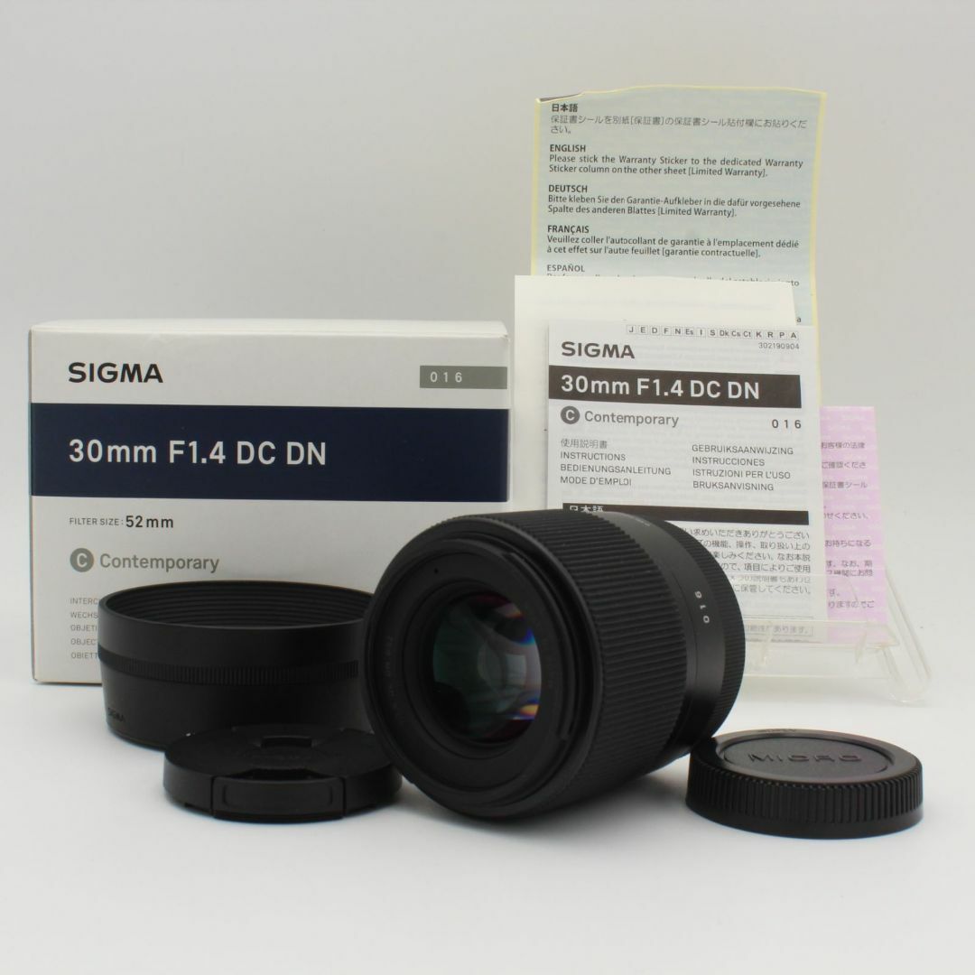 SIGMA 30mm F1.4 DC DN Contemporary レンズ(単焦点) SIGMA 30mm F1.4 DC DN Contemporary レンズ(単焦点)