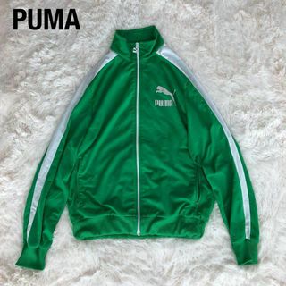プーマ 80s ハイネック 短丈 ジャージ トラックジャケット 古着 プーマ 80s ハイネック 短丈 ジャージ トラックジャケット 古着