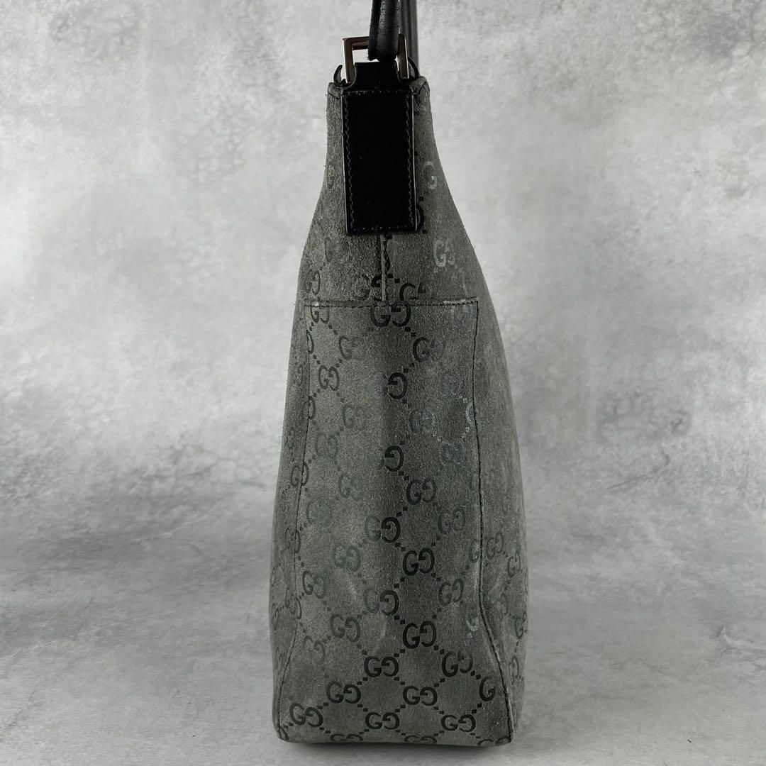 美品✨GUCCI トート ハンドバッグ マイクロgg スエード ブラック 美品✨GUCCI トート ハンドバッグ マイクロgg スエード ブラック