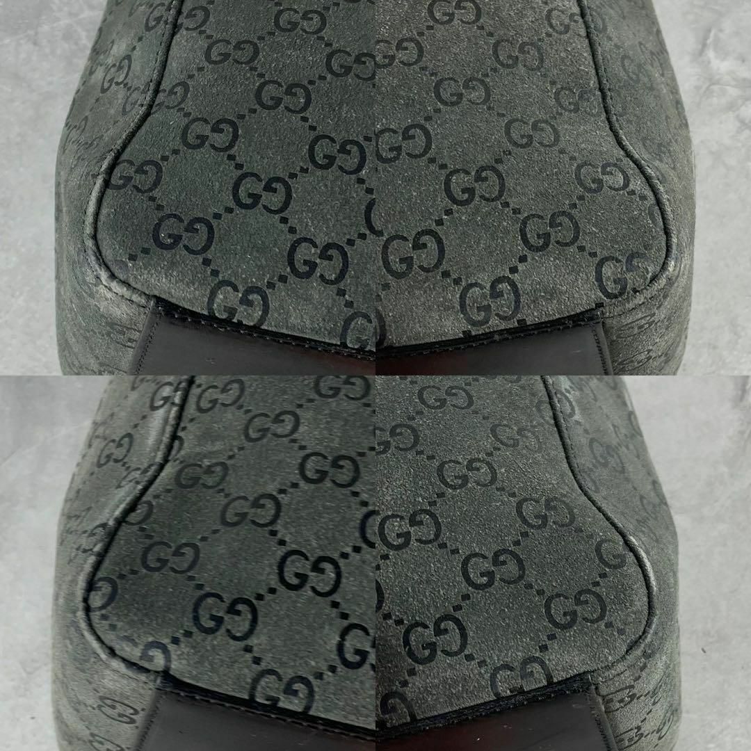 美品✨GUCCI トート ハンドバッグ マイクロgg スエード ブラック 美品✨GUCCI トート ハンドバッグ マイクロgg スエード ブラック
