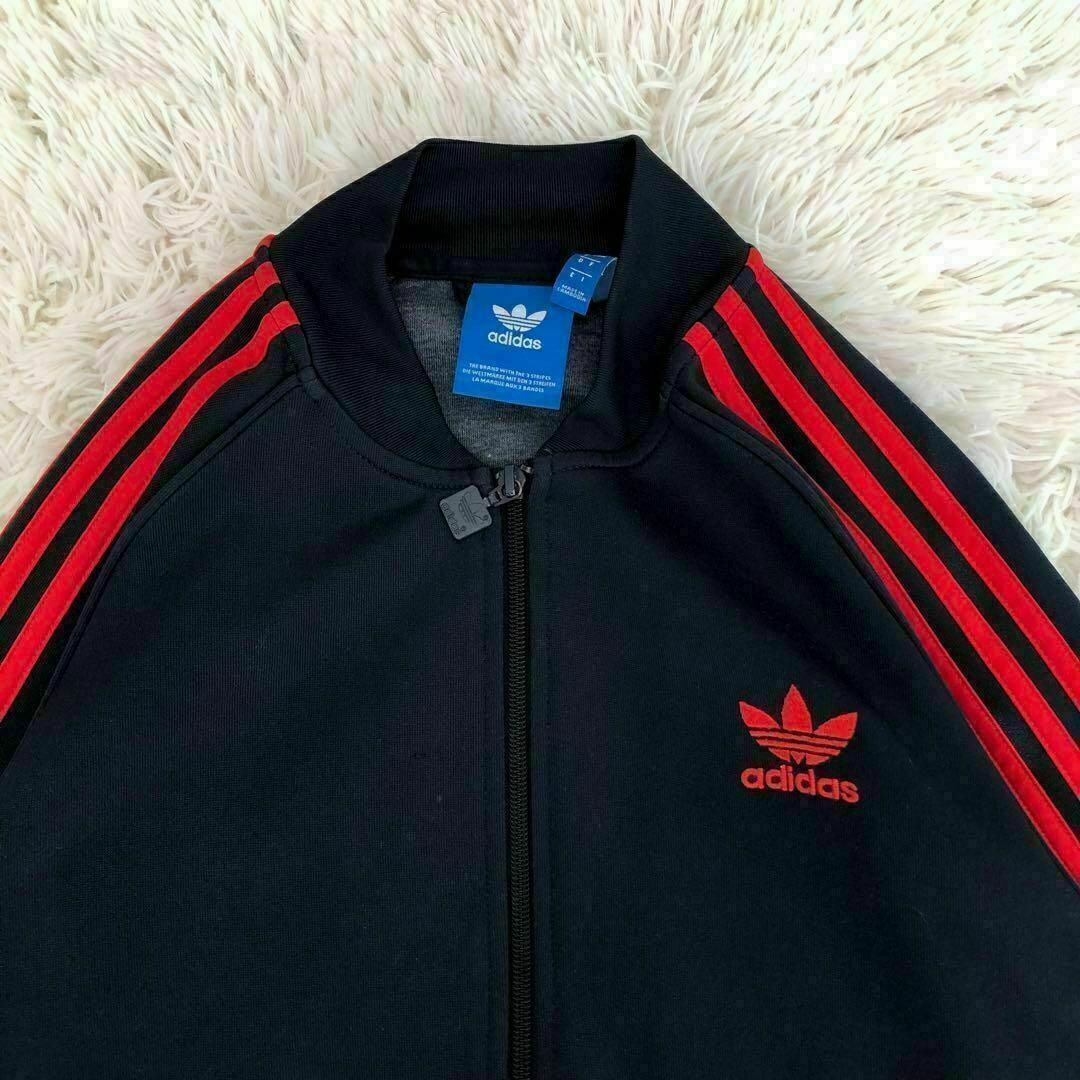 adidas - Adidasアディダストラックジャケット紺ネイビー赤 adidas - Adidasアディダストラックジャケット紺ネイビー赤