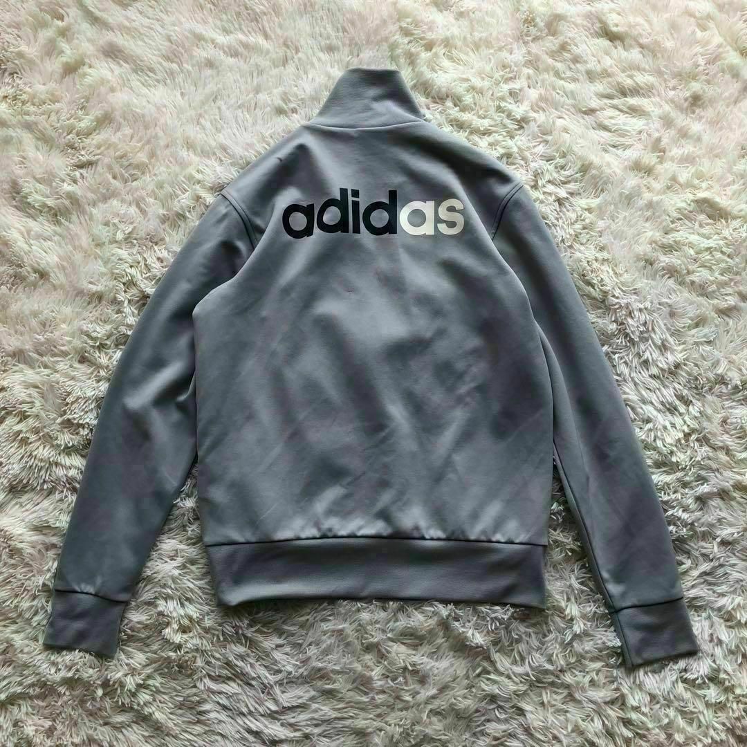 adidas - Adidasアディダス トラックジャケット ライトグレー adidas - Adidasアディダス トラックジャケット ライトグレー