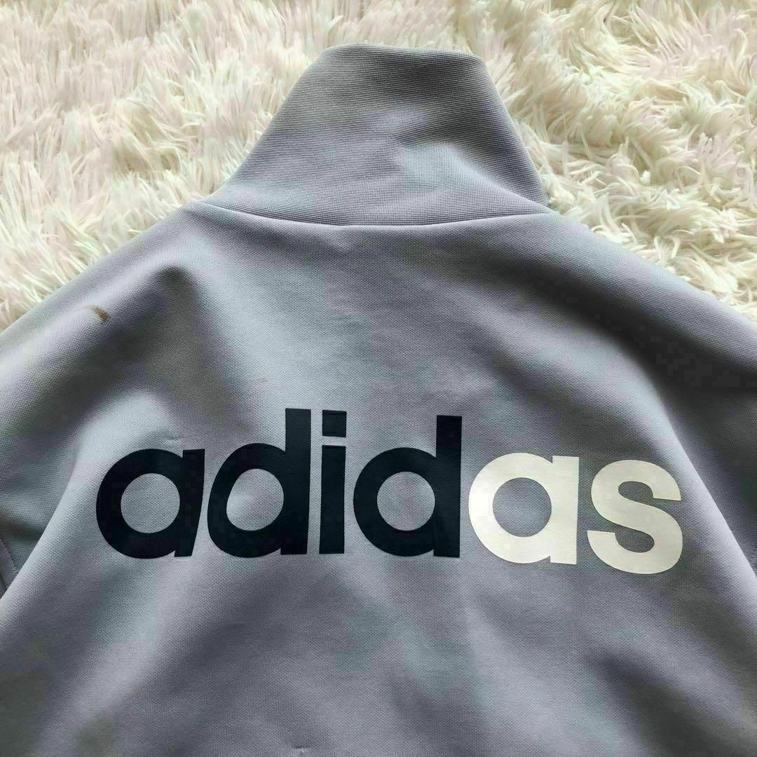 adidas - Adidasアディダス トラックジャケット ライトグレー adidas - Adidasアディダス トラックジャケット ライトグレー