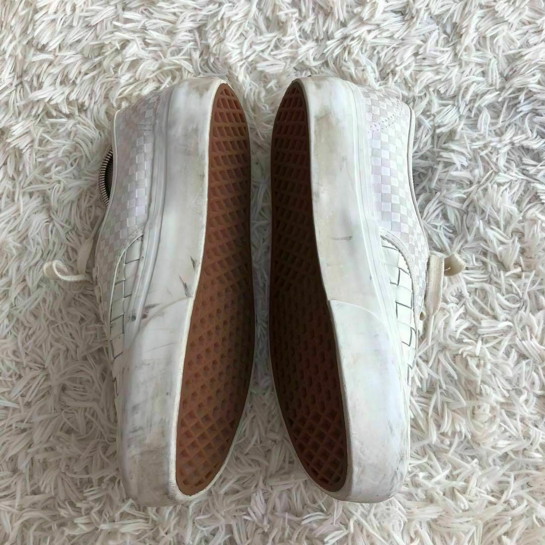 VANS - VANSオーセンティック レザースニーカー 編み込み VANS - VANSオーセンティック レザースニーカー 編み込み