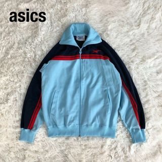 asics - 希少 90'sVINTAGE asics Recorder トラックジャケットの asics - 希少 90'sVINTAGE asics Recorder トラックジャケットの