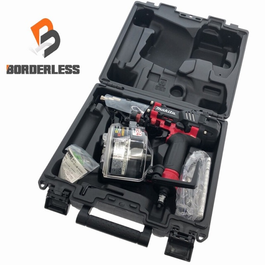☆未使用品☆ makita マキタ 65mm 高圧エア釘打機 AN636H 赤/レッド ☆未使用品☆ makita マキタ 65mm 高圧エア釘打機 AN636H 赤/レッド