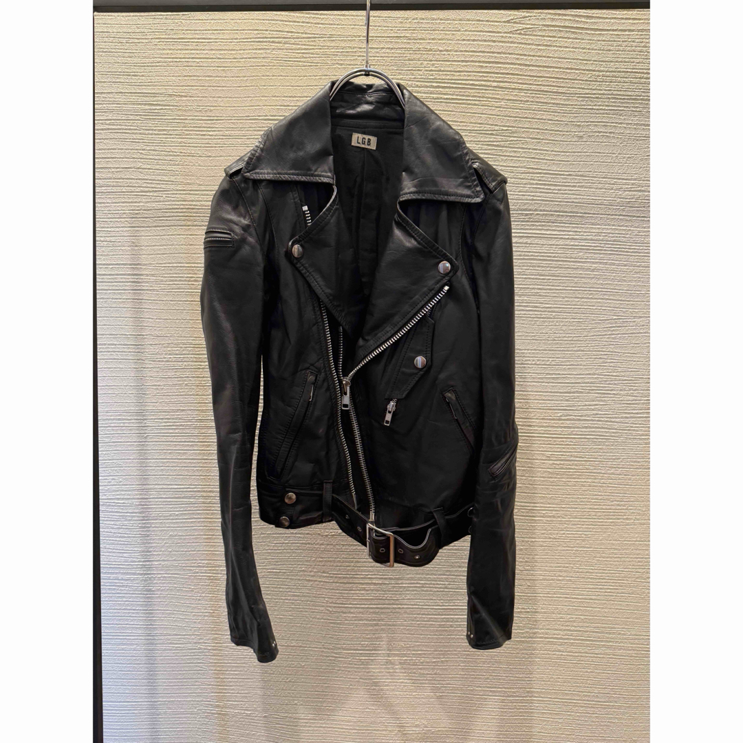00s archive L.G.B. leather RIDERS jacket 00s archive L.G.B. leather RIDERS jacket
