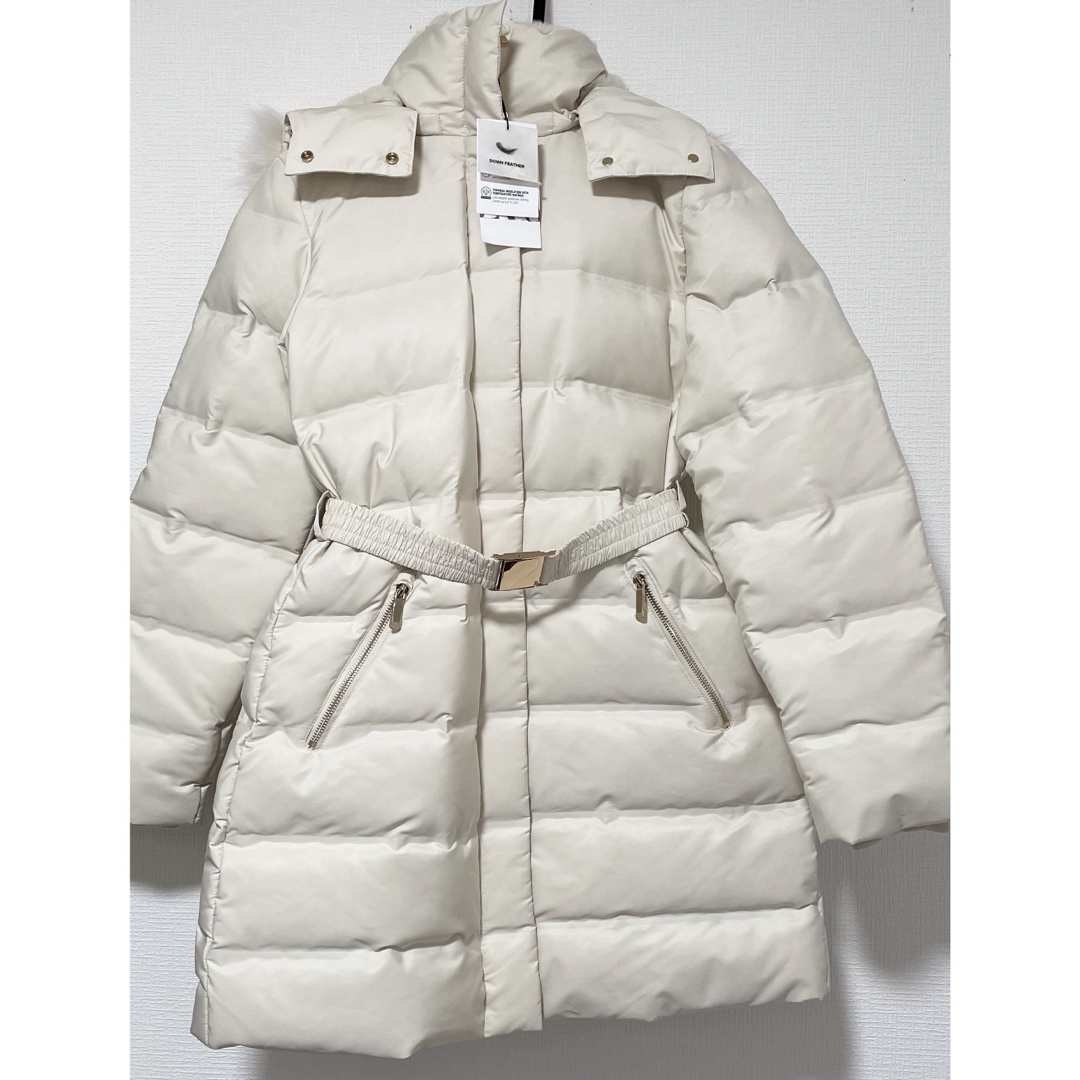 ZARA - ザラ WIND PROTECTION セミロング丈フード付きダウン ZARA - ザラ WIND PROTECTION セミロング丈フード付きダウン
