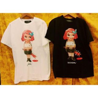 ミルクボーイ(MILKBOY)のMILKBOY ミルクボーイsickgirl Tシャツ Ｍ 黒 ﾌﾞﾗｯｸ(Tシャツ/カットソー(半袖/袖なし))