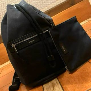 サンローラン(SAINT LAURENT)のSAINT LAURENT サンローラン シティセーラーキャンバスバックパック(ショルダーバッグ)