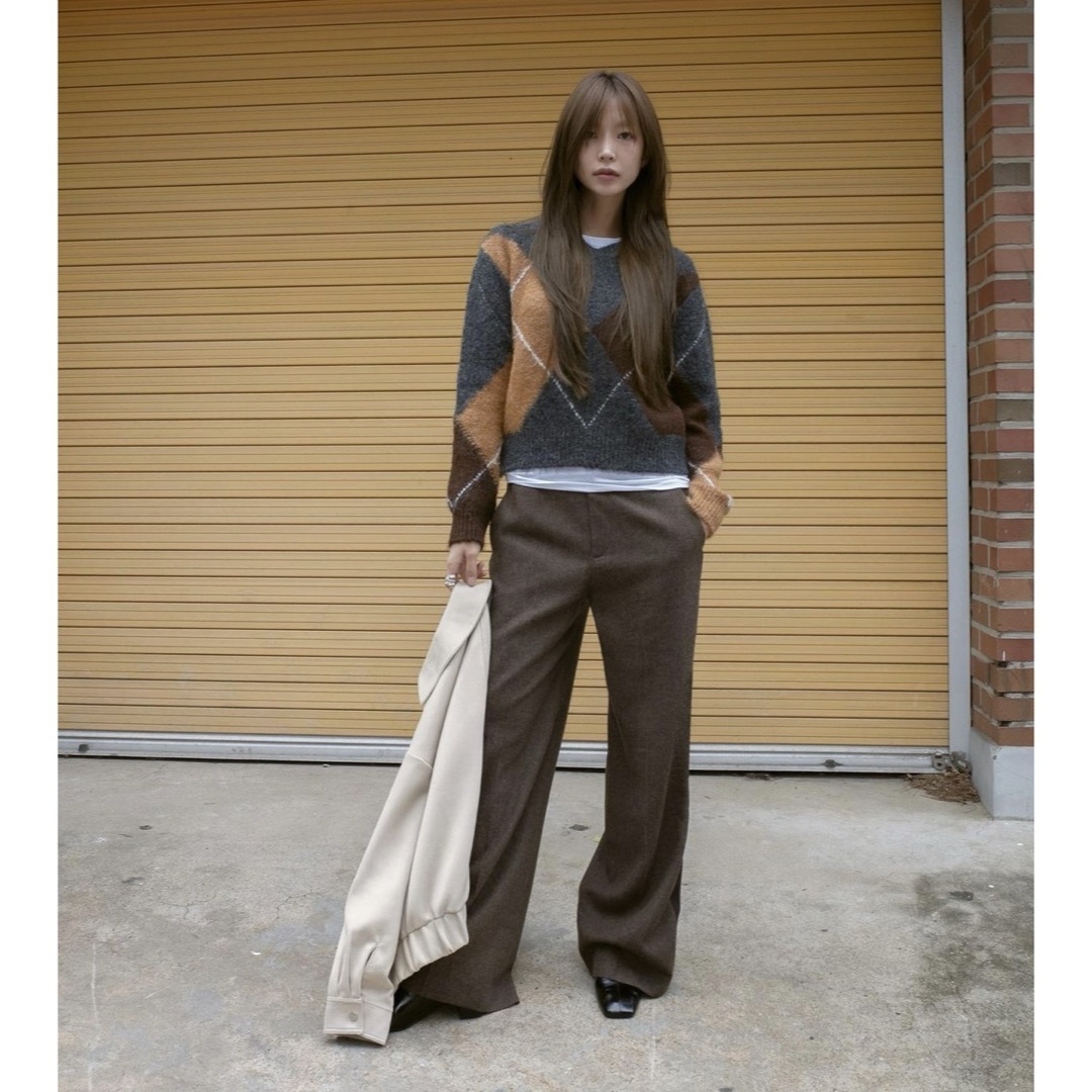 ZARA - ZARA ダイヤモンド柄ニットセーターの通販 by R&Y|ザラ ZARA - ZARA ダイヤモンド柄ニットセーターの通販 by R&Y|ザラ