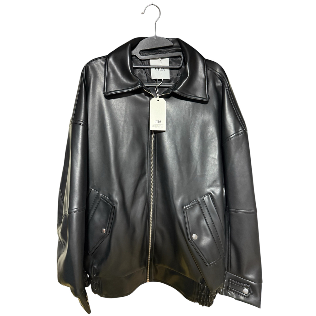 GYDA ジェイダ フェイクレザービックブルゾン 新品 タグ付き GYDA ジェイダ フェイクレザービックブルゾン 新品 タグ付き