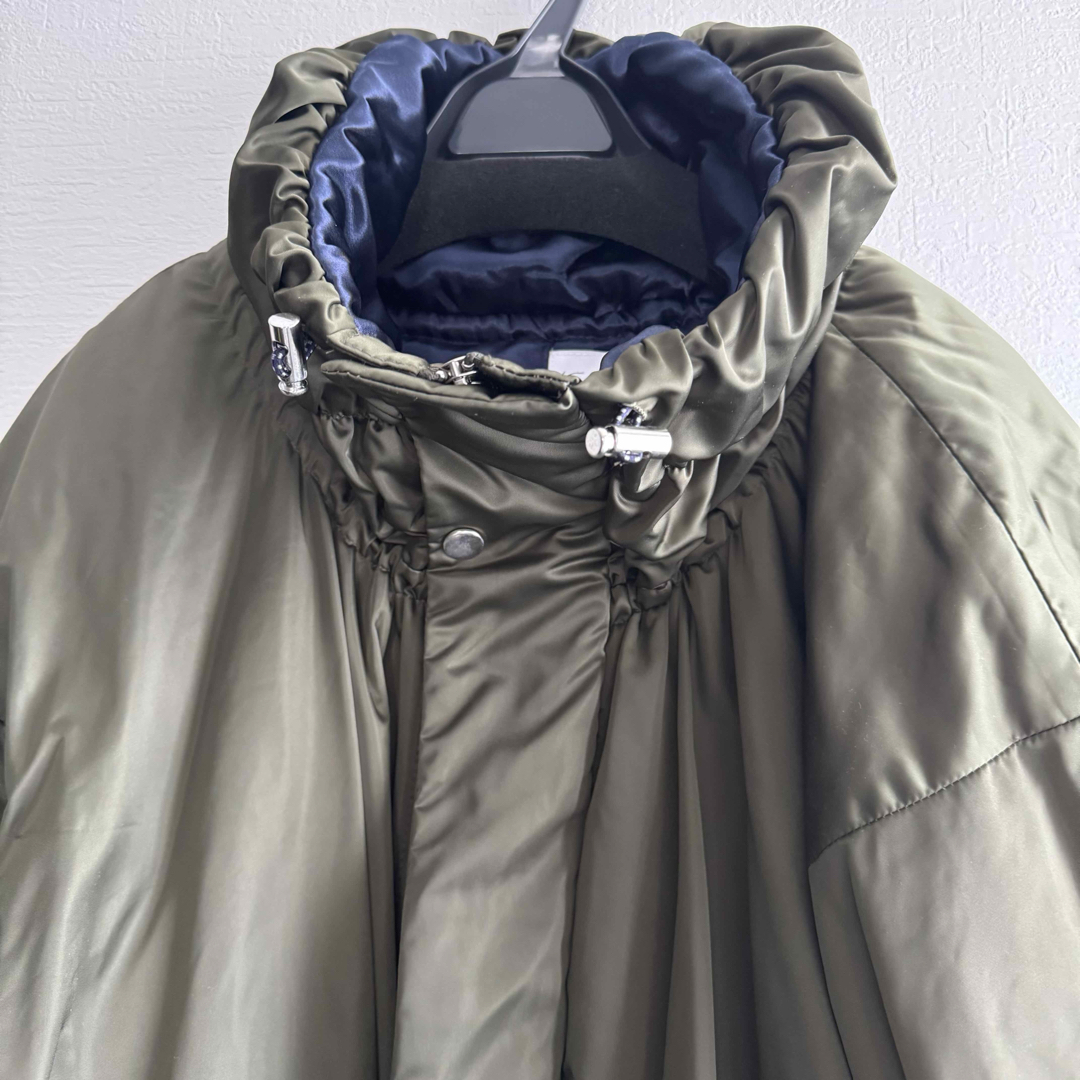 【美品】OMMO NECK GATHER BALLOON CT カーキ 38 【美品】OMMO NECK GATHER BALLOON CT カーキ 38