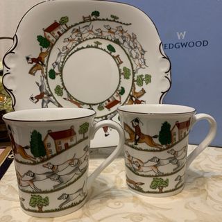 WEDGWOOD - 希少 未使用 ウェッジウッド ハンティングシーン WEDGWOOD - 希少 未使用 ウェッジウッド ハンティングシーン