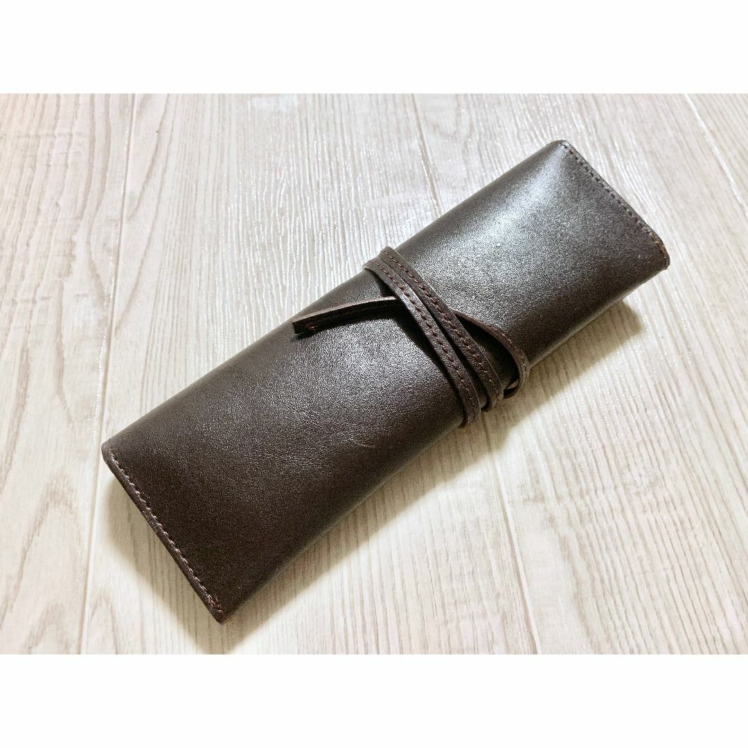 Bshop(ビショップ)のbusiness leather factory ロールペンケース 筆箱 インテリア/住まい/日用品の文房具(ペンケース/筆箱)の商品写真
