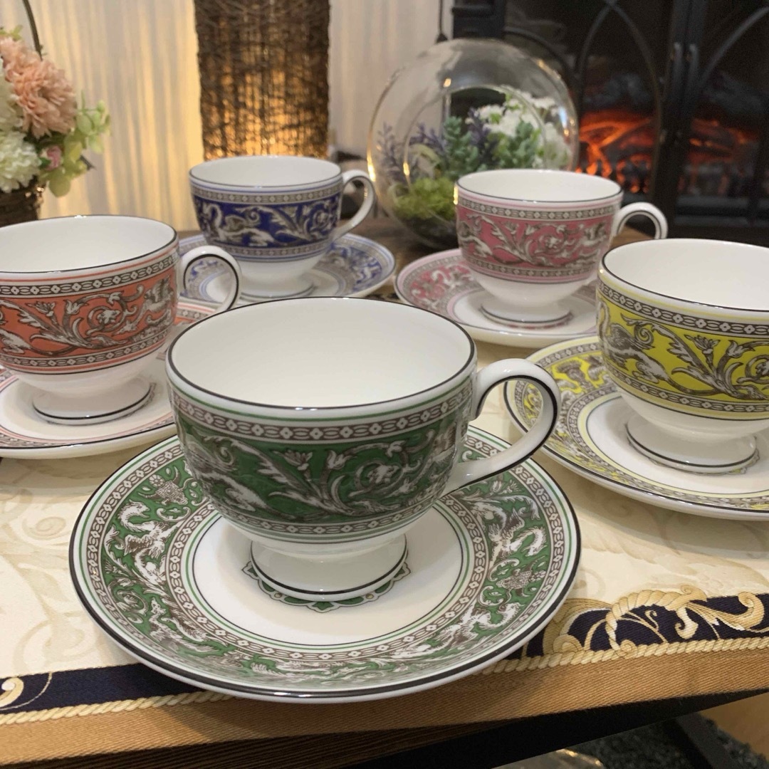 WEDGWOOD - 未使用 ウェッジウッド フロレンティーン フューシャ WEDGWOOD - 未使用 ウェッジウッド フロレンティーン フューシャ