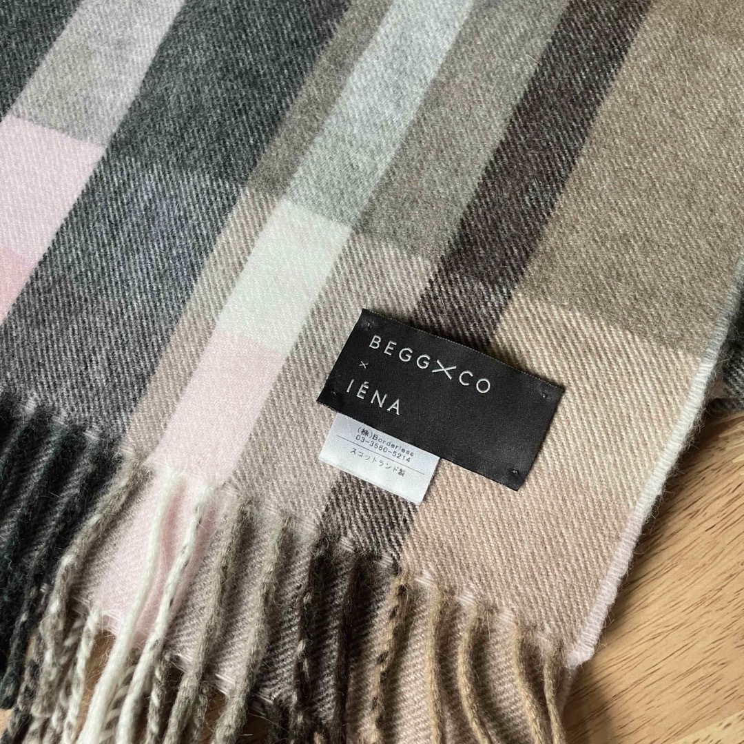IENA 【BEGG&CO 】LAMSWOOL ANGORA ストール マフラー IENA 【BEGG&CO 】LAMSWOOL ANGORA ストール マフラー