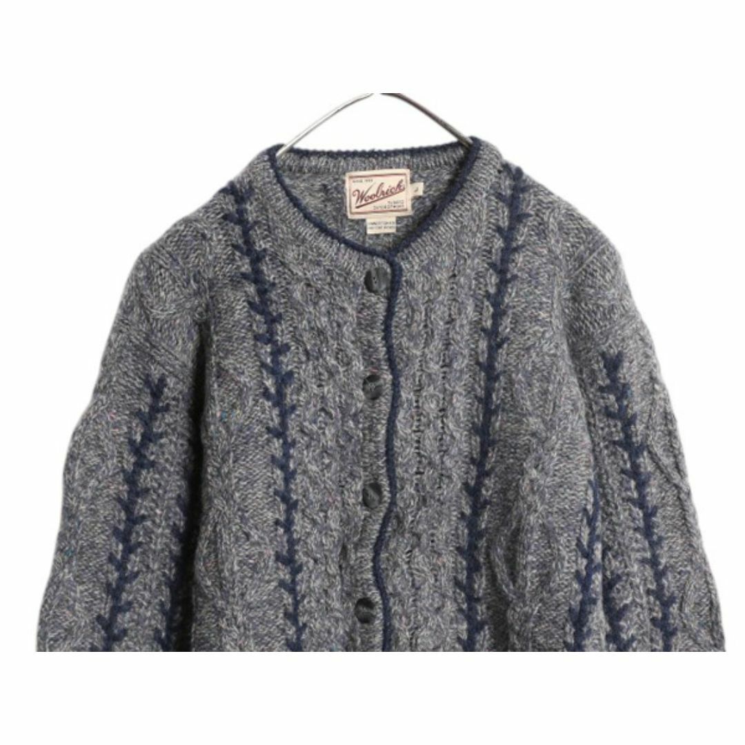 WOOLRICH - 90s ウールリッチ デザイン ニット カーディガン WOOLRICH - 90s ウールリッチ デザイン ニット カーディガン