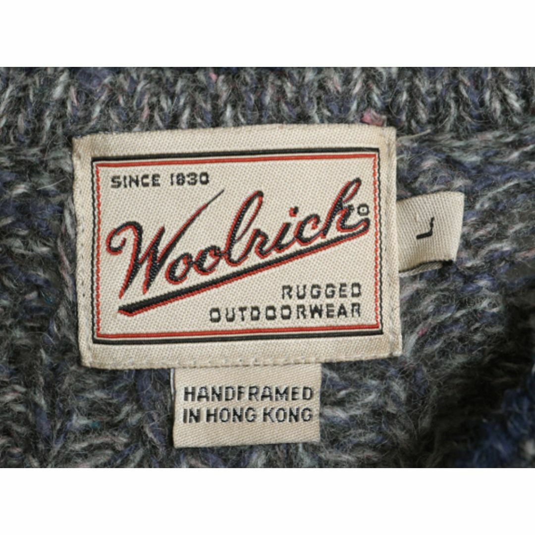 WOOLRICH - 90s ウールリッチ デザイン ニット カーディガン WOOLRICH - 90s ウールリッチ デザイン ニット カーディガン