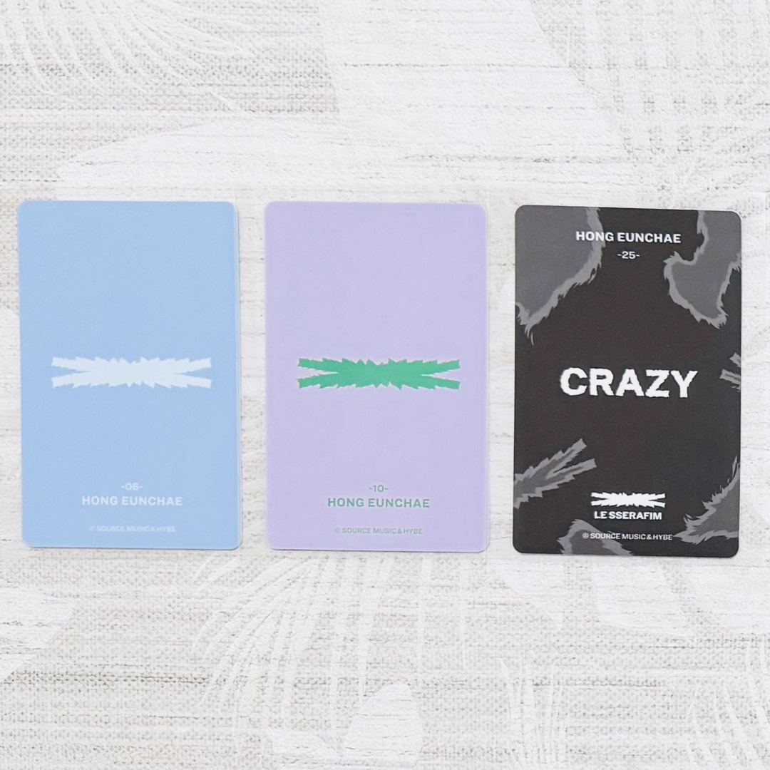 LE SSERAFIM - LE SSERAFIM crazy jp popup トレカ ウンチェの LE SSERAFIM - LE SSERAFIM crazy jp popup トレカ ウンチェの